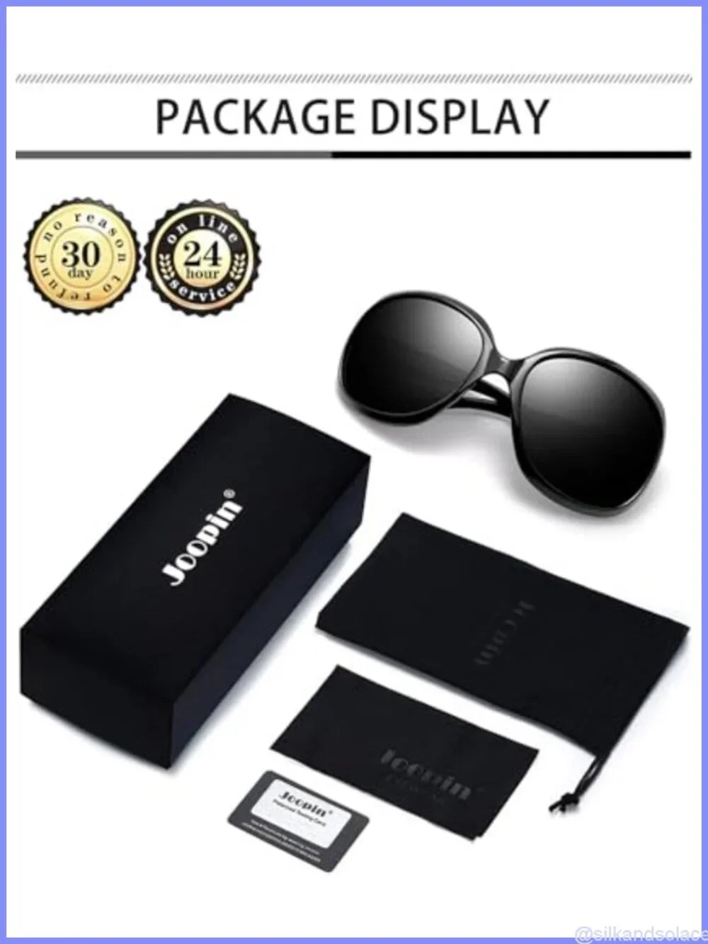 Oversized Polarized Butterfly Sunglasses UV400 Full Frame Wrap Around